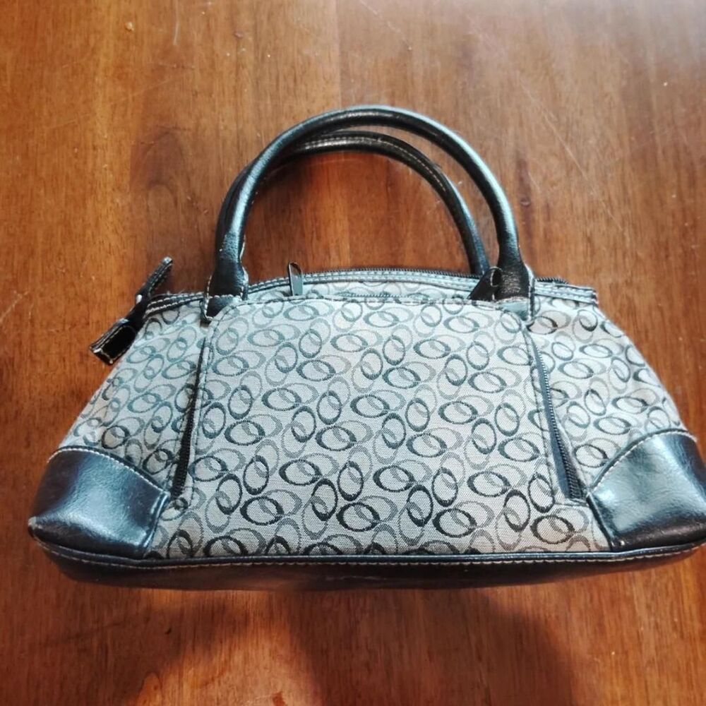 Women's Black and Grey Bag